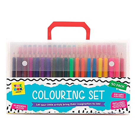 Colouring Set 90 Packs - Multi Colour