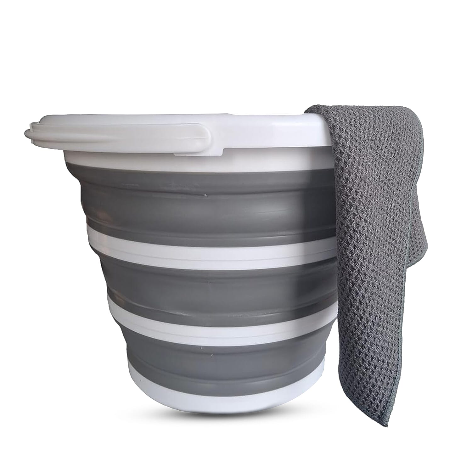 Collapsible Bucket 10L CDU - Grey