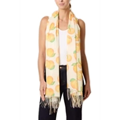 Misumi Orange Print Scarf