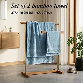 https://tjcuk.sirv.com/Products/85/3/8530533/Bamboo-Patterned-Towel-Size-70x1-cm-Blue_8530533.jpg?w=342&h=342