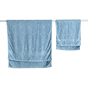 https://tjcuk.sirv.com/Products/85/3/8530533/Bamboo-Patterned-Towel-Size-70x1-cm-Blue_8530533_3.jpg?w=342&h=342