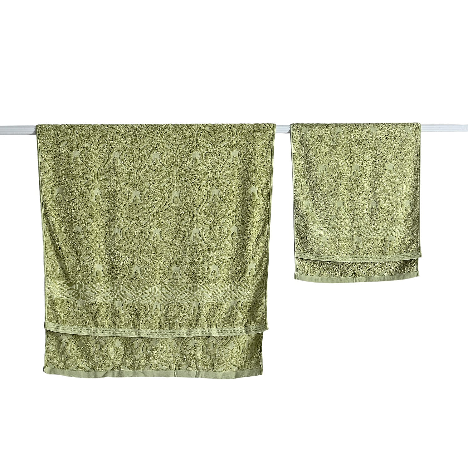 Set of 2 Bamboo Towel - Green