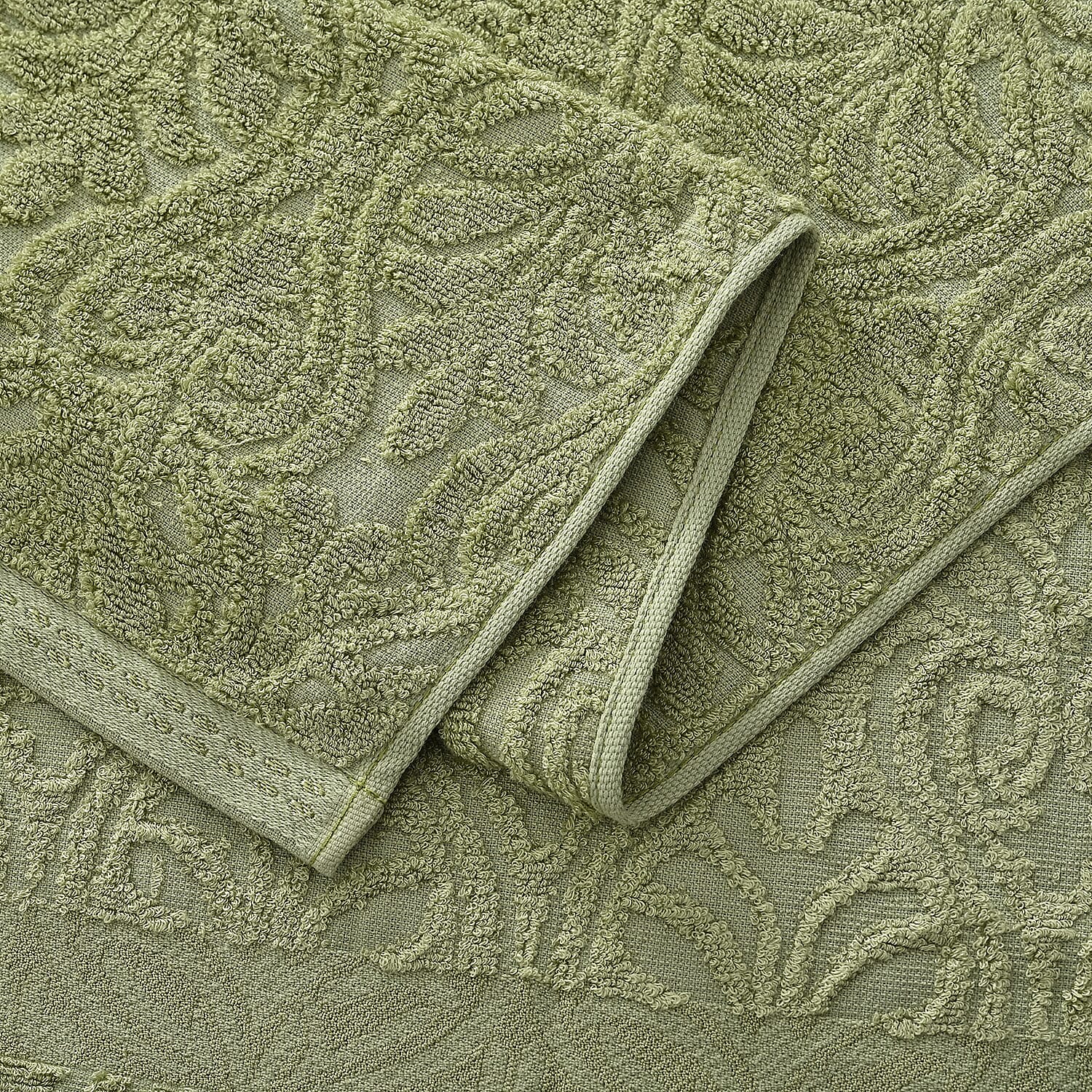 Set of 2 Bamboo Towel - Green
