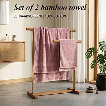 https://tjcuk.sirv.com/Products/85/3/8530575/Bamboo-Patterned-Towel-Size-70x1-cm-Pink_8530575.jpg?w=342&h=342