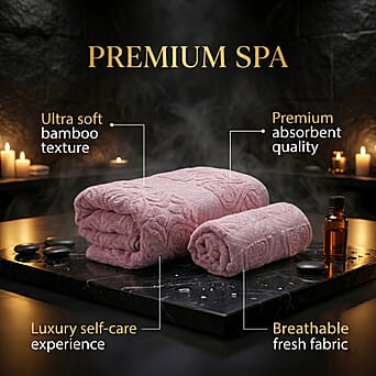 https://tjcuk.sirv.com/Products/85/3/8530575/Bamboo-Patterned-Towel-Size-70x1-cm-Pink_8530575_1.jpg?w=342&h=342