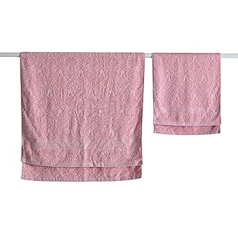 https://tjcuk.sirv.com/Products/85/3/8530575/Bamboo-Patterned-Towel-Size-70x1-cm-Pink_8530575_3.jpg?w=342&h=342