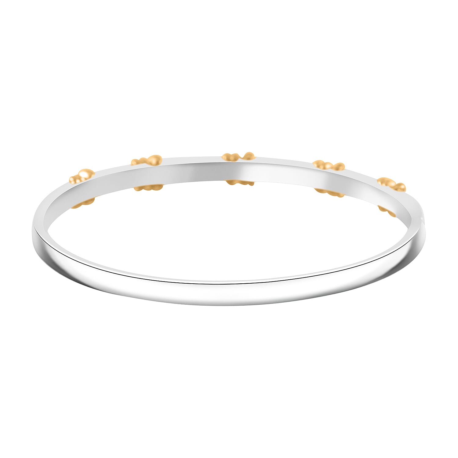 Black Cubic Zirconia Criss Cross Bangle (Size - 7.5) 10.00 Ct.