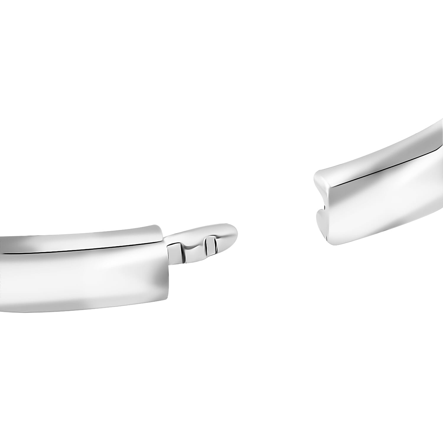 Black Cubic Zirconia Criss Cross Bangle (Size - 7.5) 10.00 Ct.