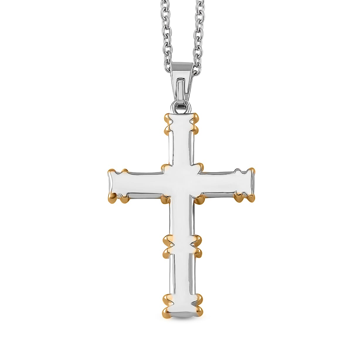 Black Cubic Zirconia Necklace (Size - 20) Pure White Brass  3.500  Ct.