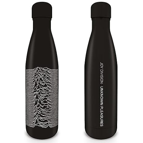 Joy Division Metal Drinks Stainless Steel Bottle - Black