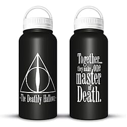 Set of 2 Joy Division Metal Drinks Stainless Steel Bottle & Deathly Hallows Metal Flask
