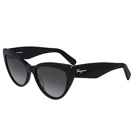 Salvatore Ferragamo Cat Eye Sunglasses - Black