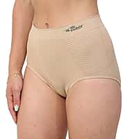 Exquisite Elegance Seamless High Waist Tummy Control Brief (Size-M, 12 To 14) - Nude