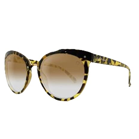 Ruby Rocks Womens Havana Rounded Cat Tortoise Sunglasses with Brown Lens