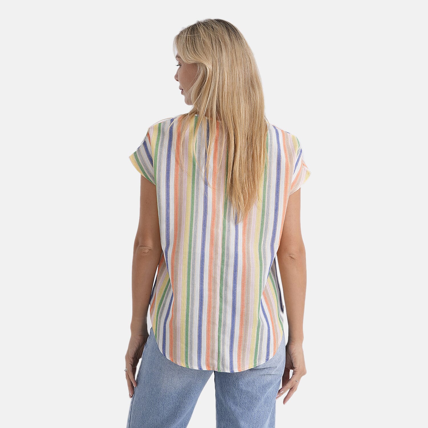La Marey Patterned Blouse (Size - XXL) - Multi Color