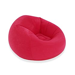 Soft PVC with Flocking Surface Provides Cozy Chair