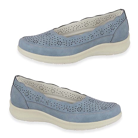 Shoertee Comfort Ladies Shoe (Size - 5) - Blue