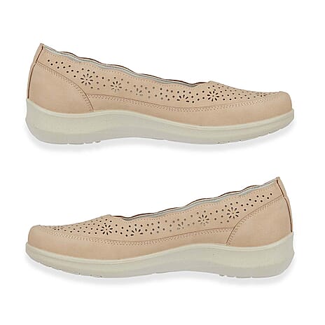Shoertee Comfort Ladies Shoe (Size - 7) - Beige