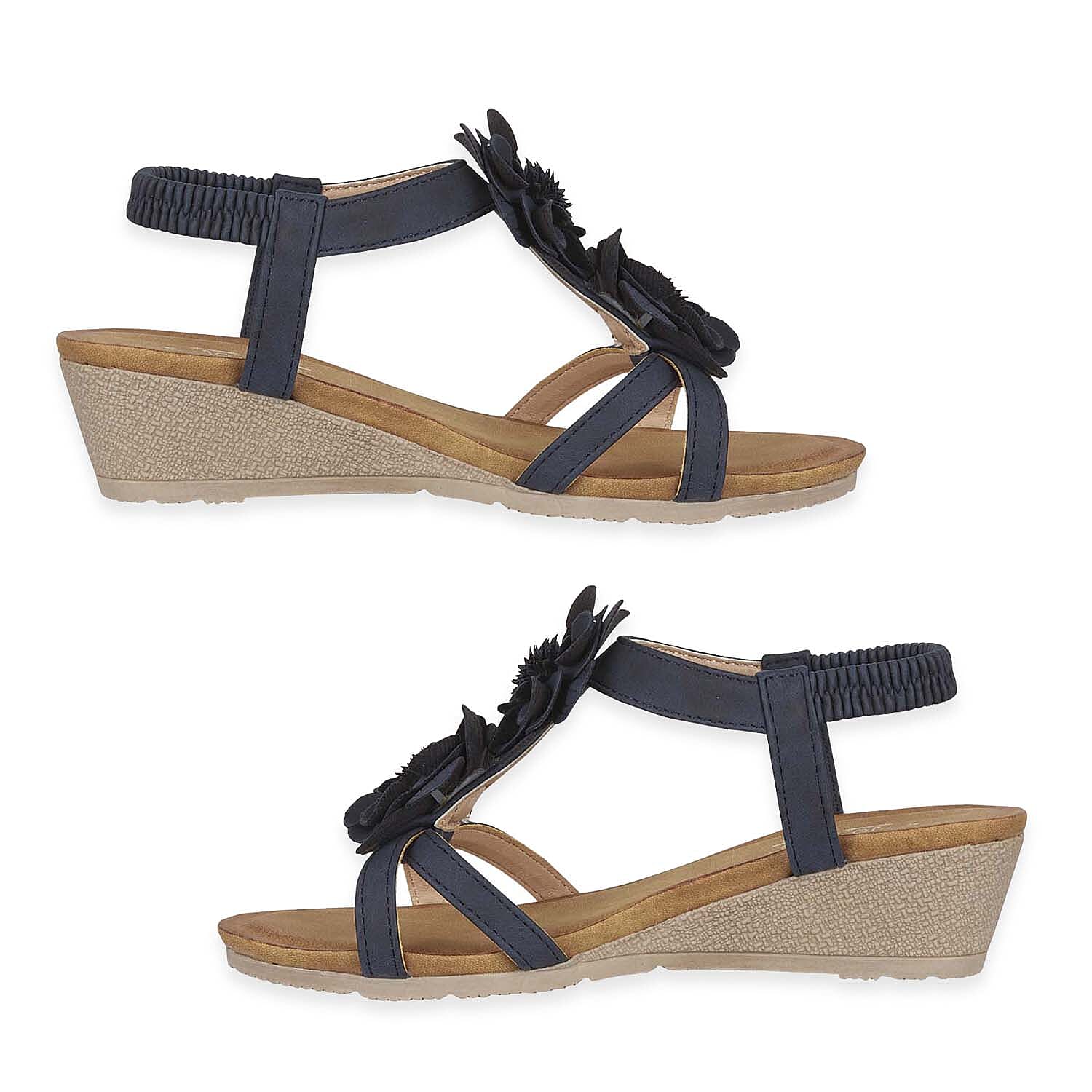 Jo-Joe-Ladies-Sandal-Size-4-Navy