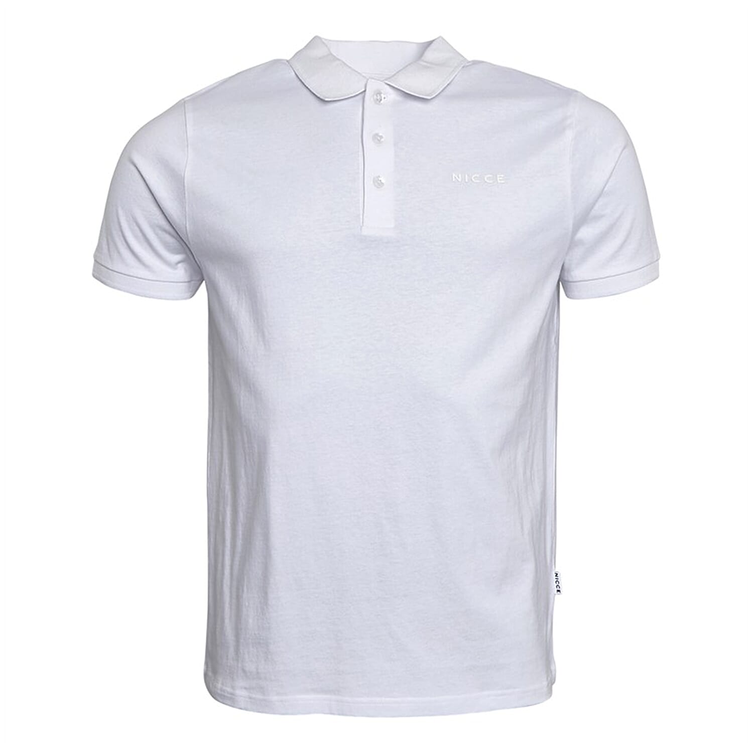 Nicee-Mens-100-Cotton-Polo-Size-S-White