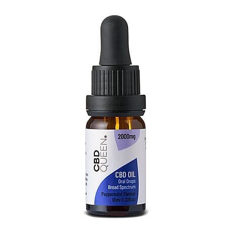 CBD Queen- Broad Spectrum Oil 20% - 2000mg - Peppermint - 10ml