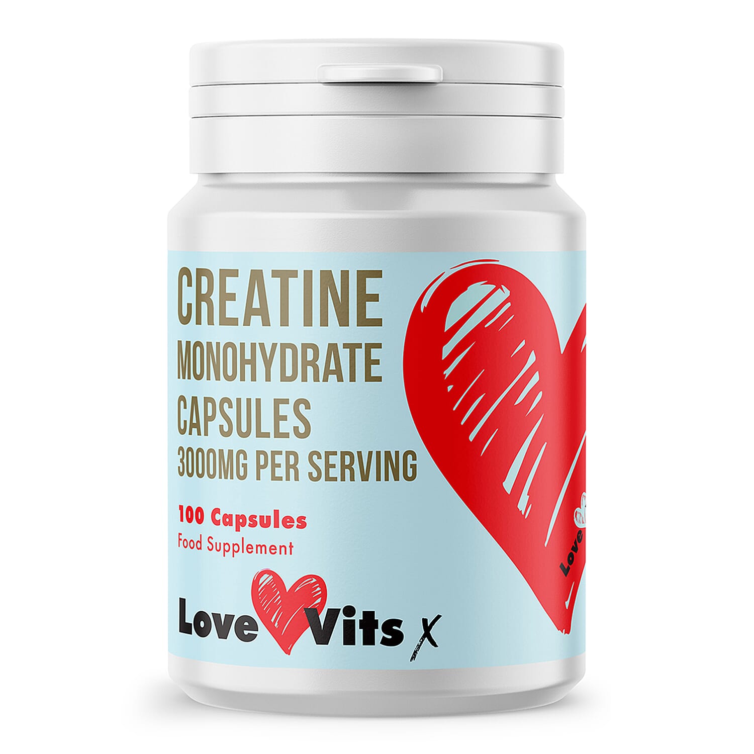 NEW LAUNCH- Love Vits Creatine - 100 Tablets