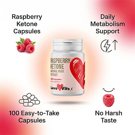 NEW LAUNCH- Love Vits Raspberry Ketone - 100 Tablets