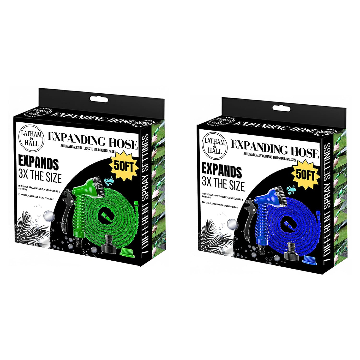 Latham-Hall-50Ft-Expanding-Hose-Pipe-Green