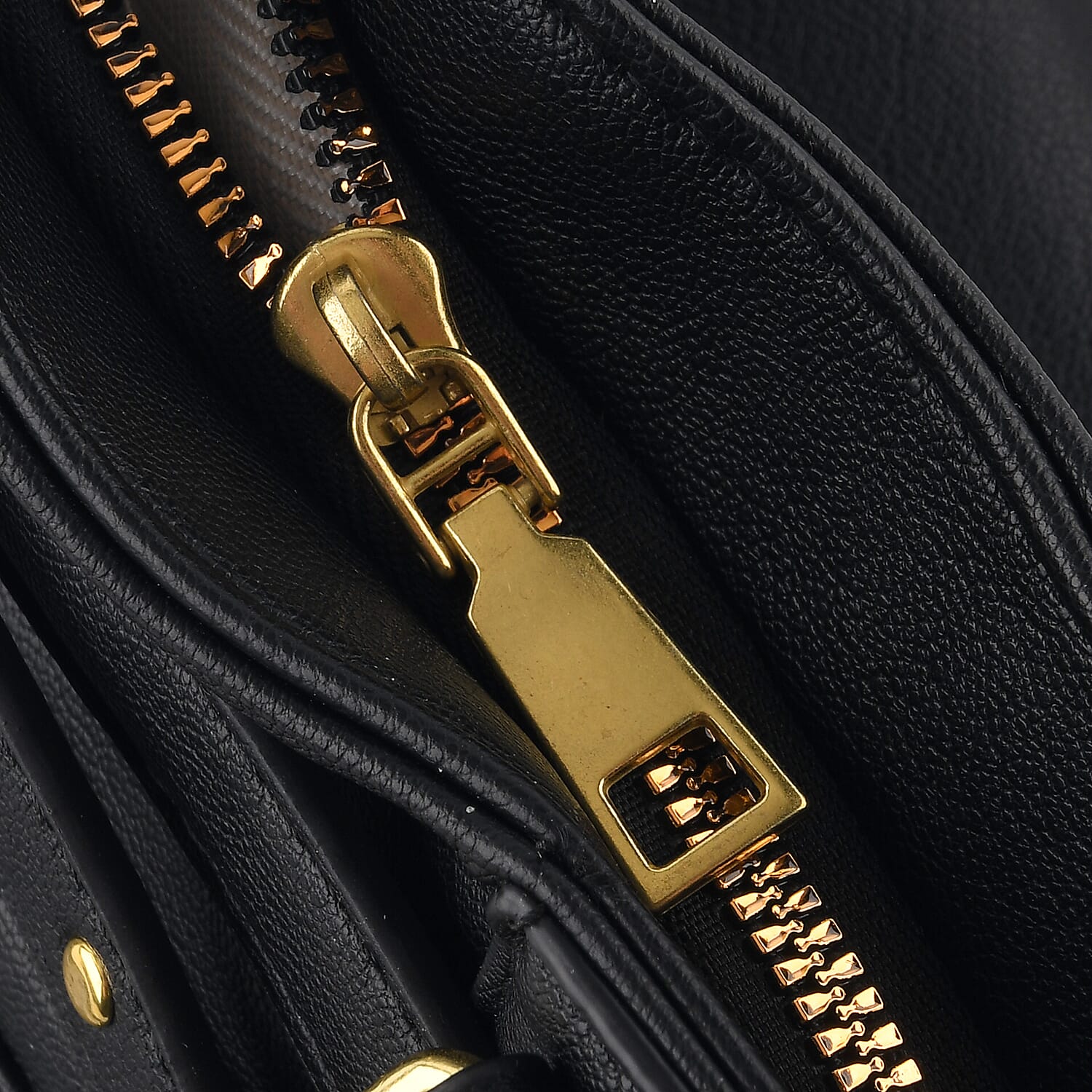 Designer Inspired - Multi-Pocket Slouchy Shoulder Handbag with Detachable Strap