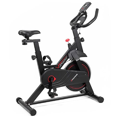 Brand New Closeout - Exercise Spin Bike with Magnetic Resistance, Adjustable Handle Bar and Seat and LCD Monitor - Black