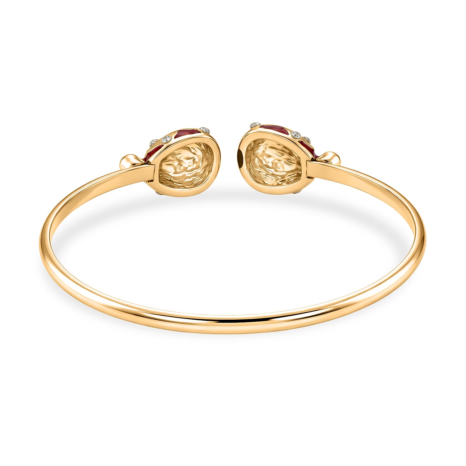 Designer Inspired- Enamled Bangle (Size 7.5 Inch)