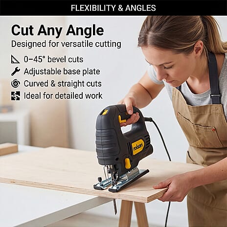 BRAND NEW LAUNCH - Rolson 350W Jigsaw - Black