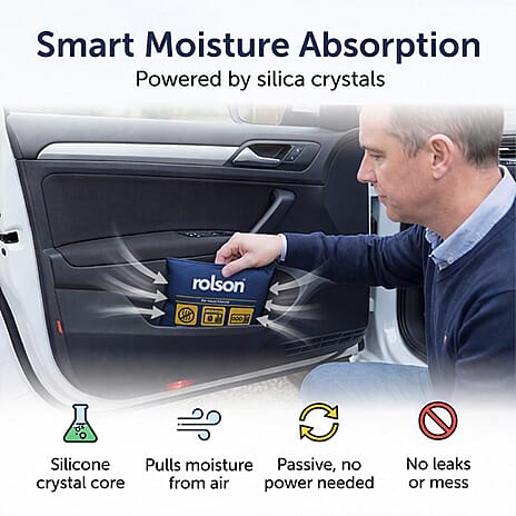 Rolson Reusable Dehumidifier (500g) - Blue