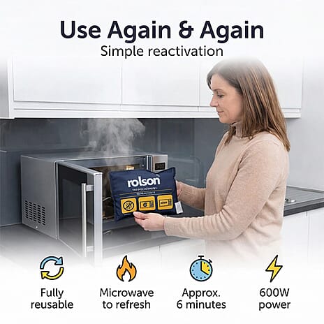 Rolson Reusable Dehumidifier (500g) - Blue