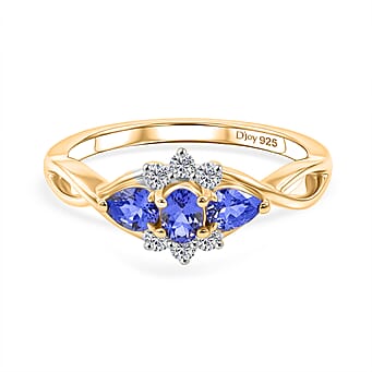 https://tjcuk.sirv.com/Products/85/4/8541718/Tanzanite-White-Zircon-Cluster-Ring-in-18K-YG-VermeilSterling-Silver-0_8541718.jpg?w=342&h=342
