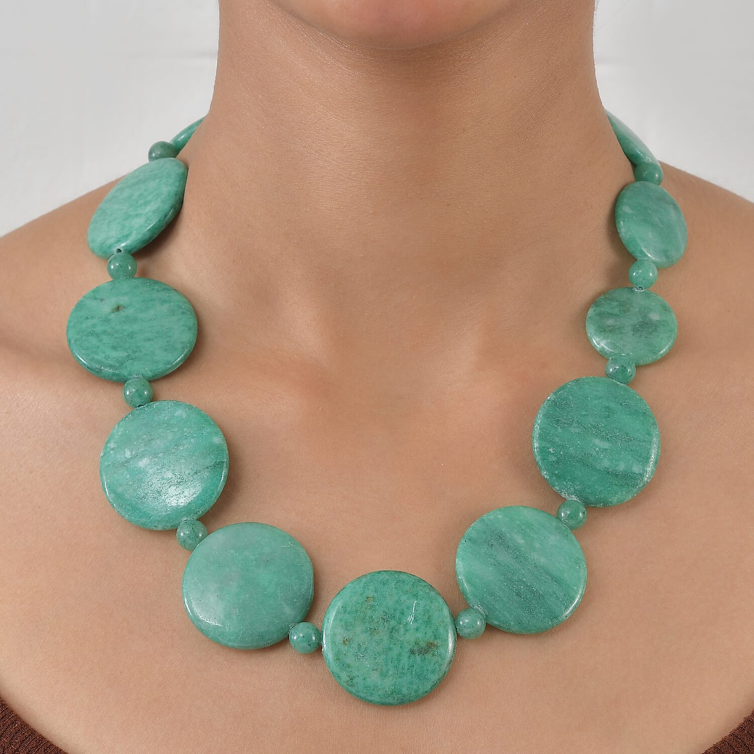 EverTrue - Rainforest Jasper Beads Necklace (Size - 18-1 Ext) 690.00 Ct.