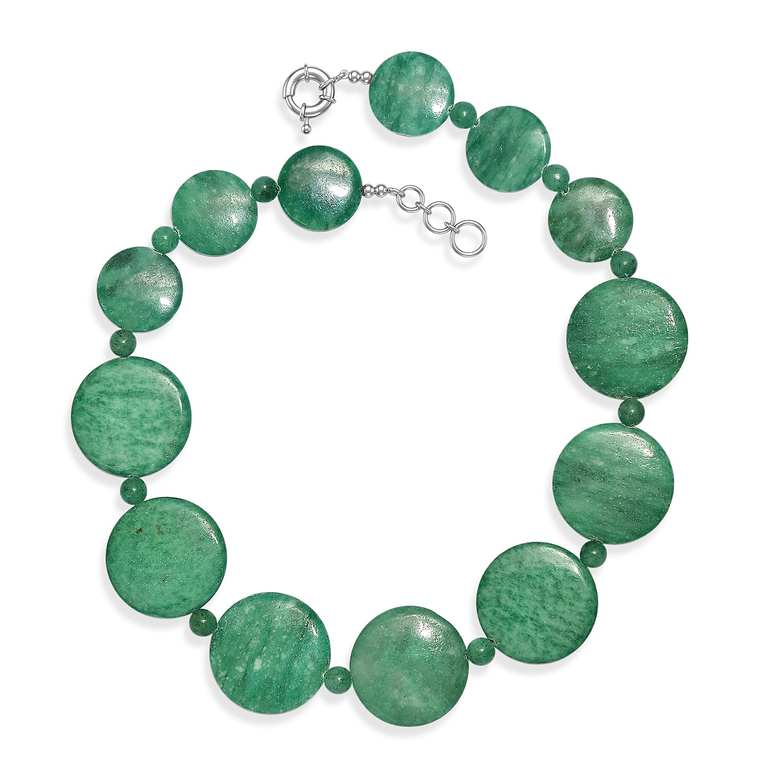 EverTrue - Rainforest Jasper Beads Necklace (Size - 18-1 Ext) 690.00 Ct.