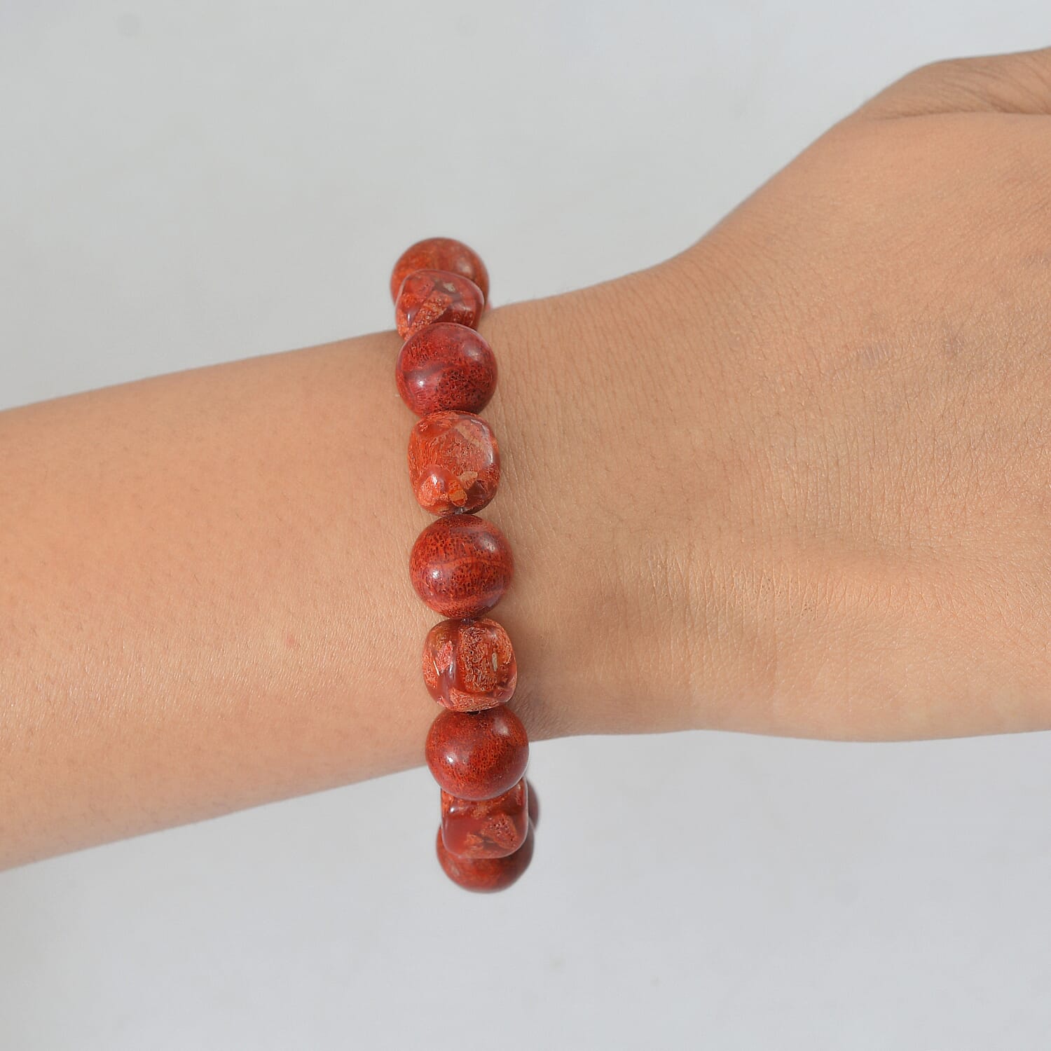 Sponge Coral Adjustable Bracelet 135.00 Ct.