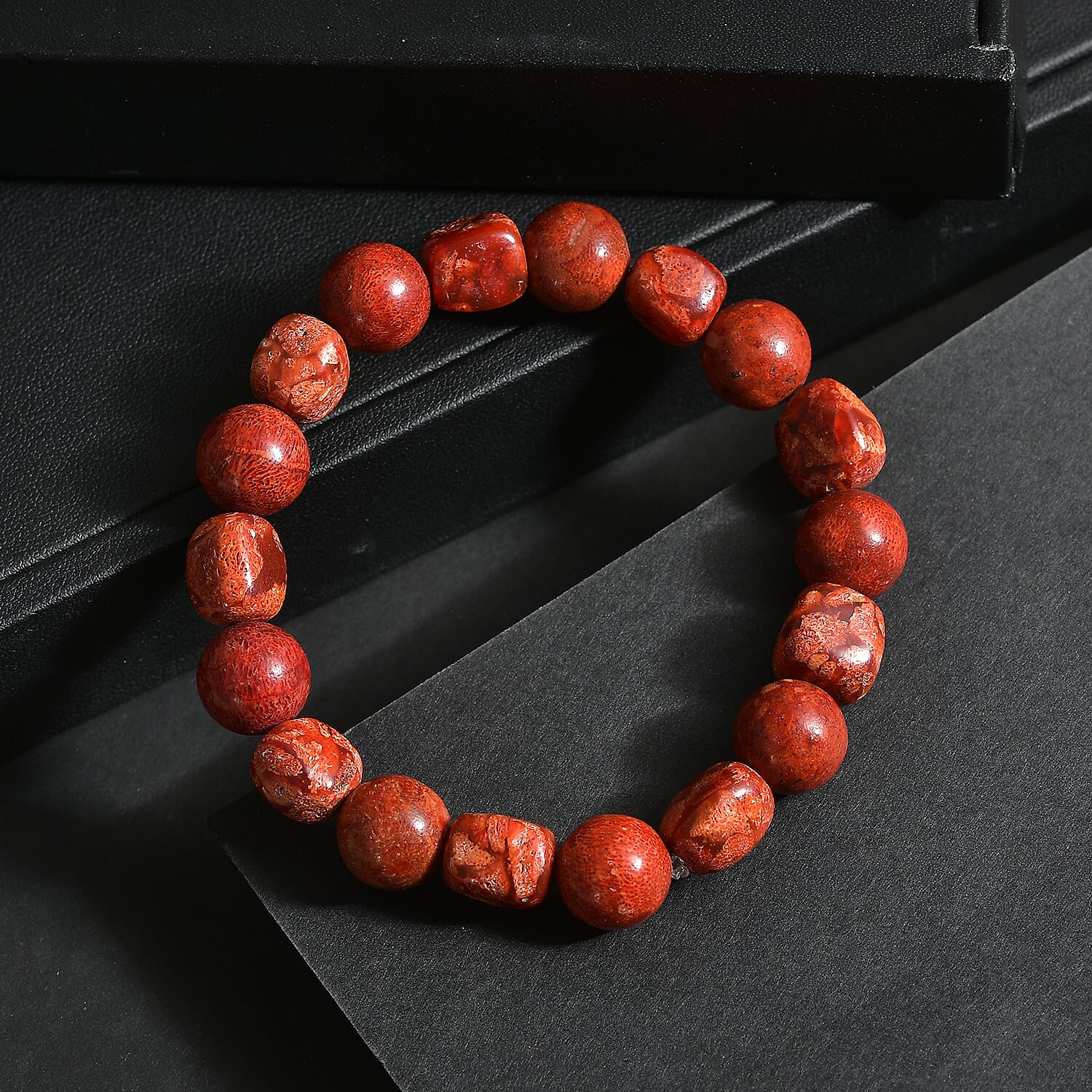 Sponge Coral Adjustable Bracelet 135.00 Ct.