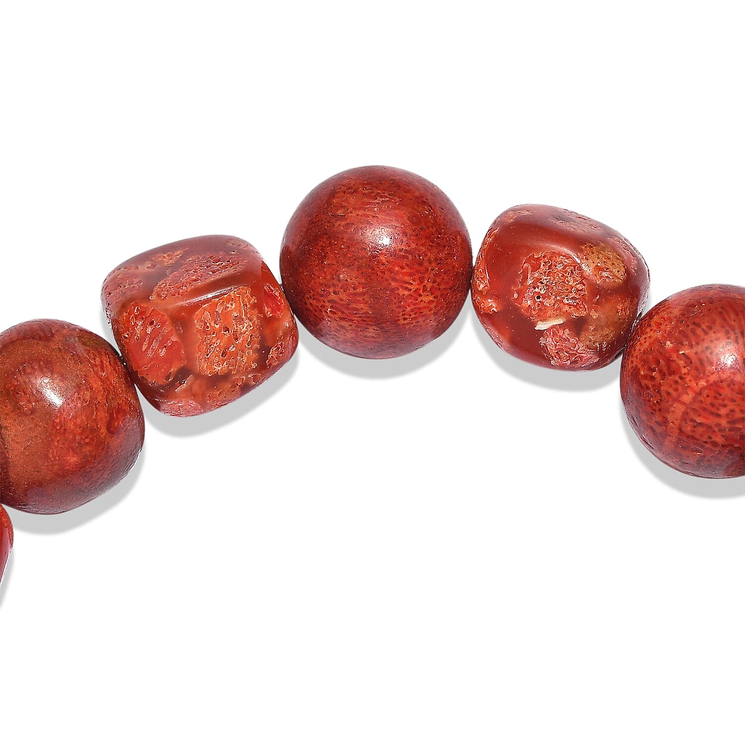 Sponge Coral Adjustable Bracelet 135.00 Ct.