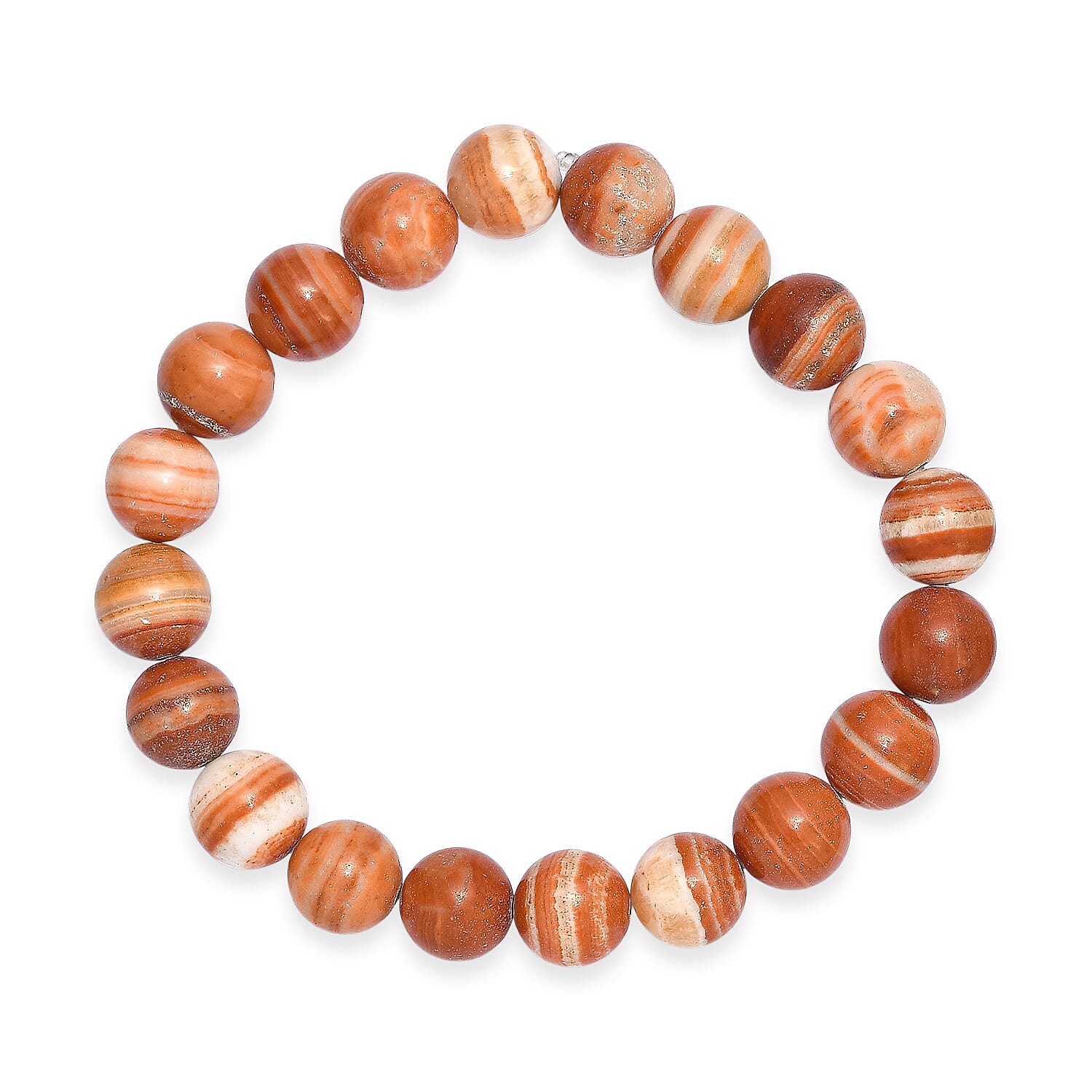 Red Malachite Adjustable Bracelet 145.00 Ct.