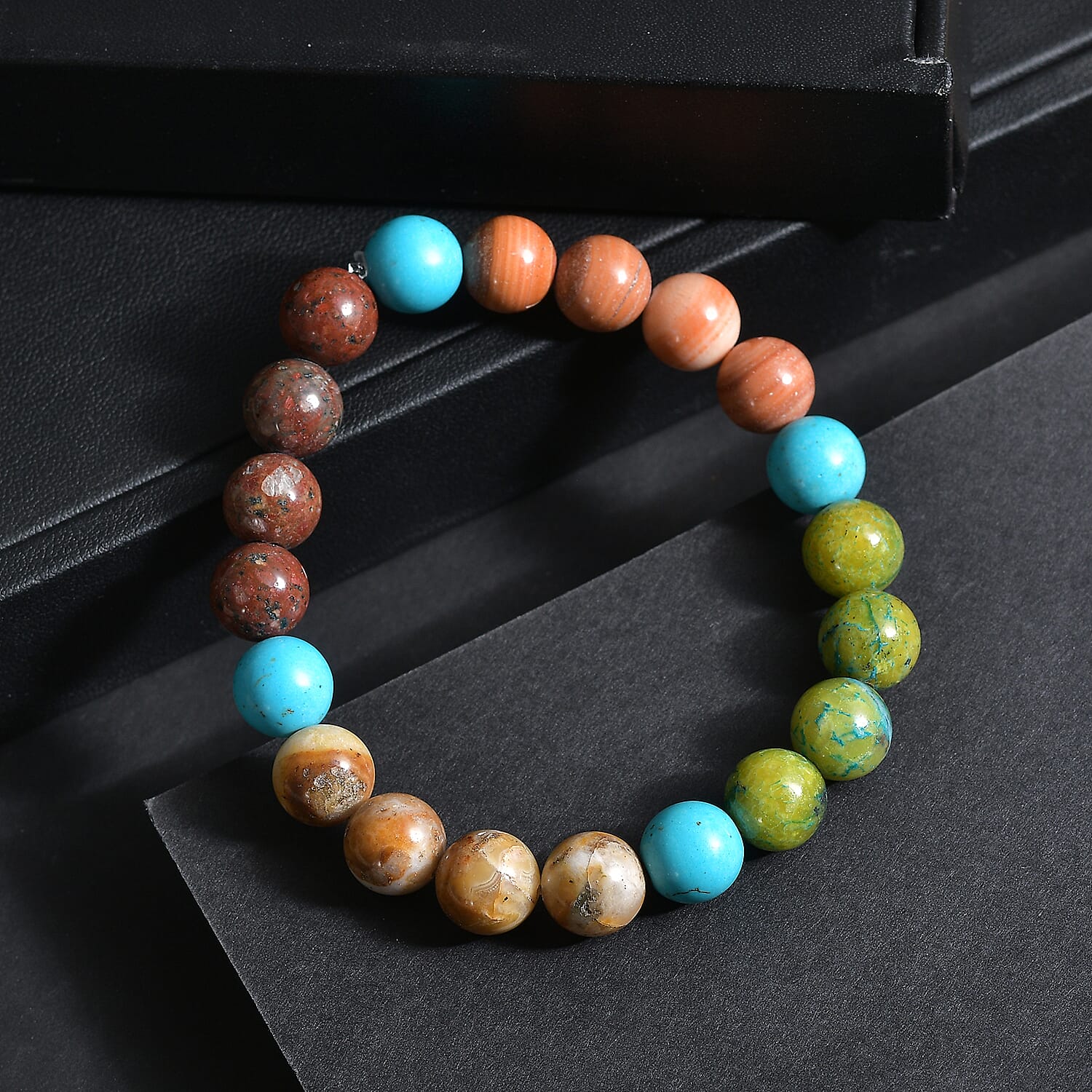 Multi Gemstones Adjustable Bracelet 145.00 Ct.