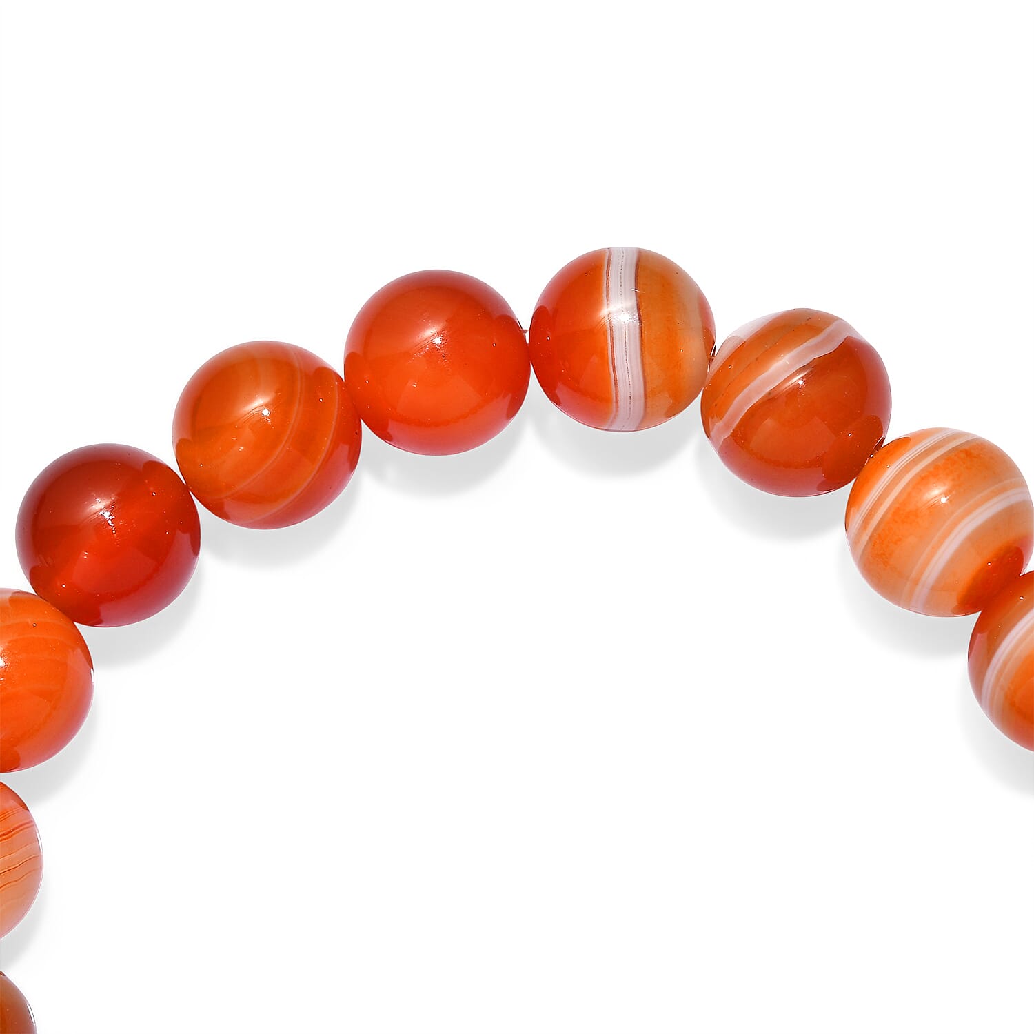 Banded Agate Adjustable Beads Bracelet 140.00 Ct.