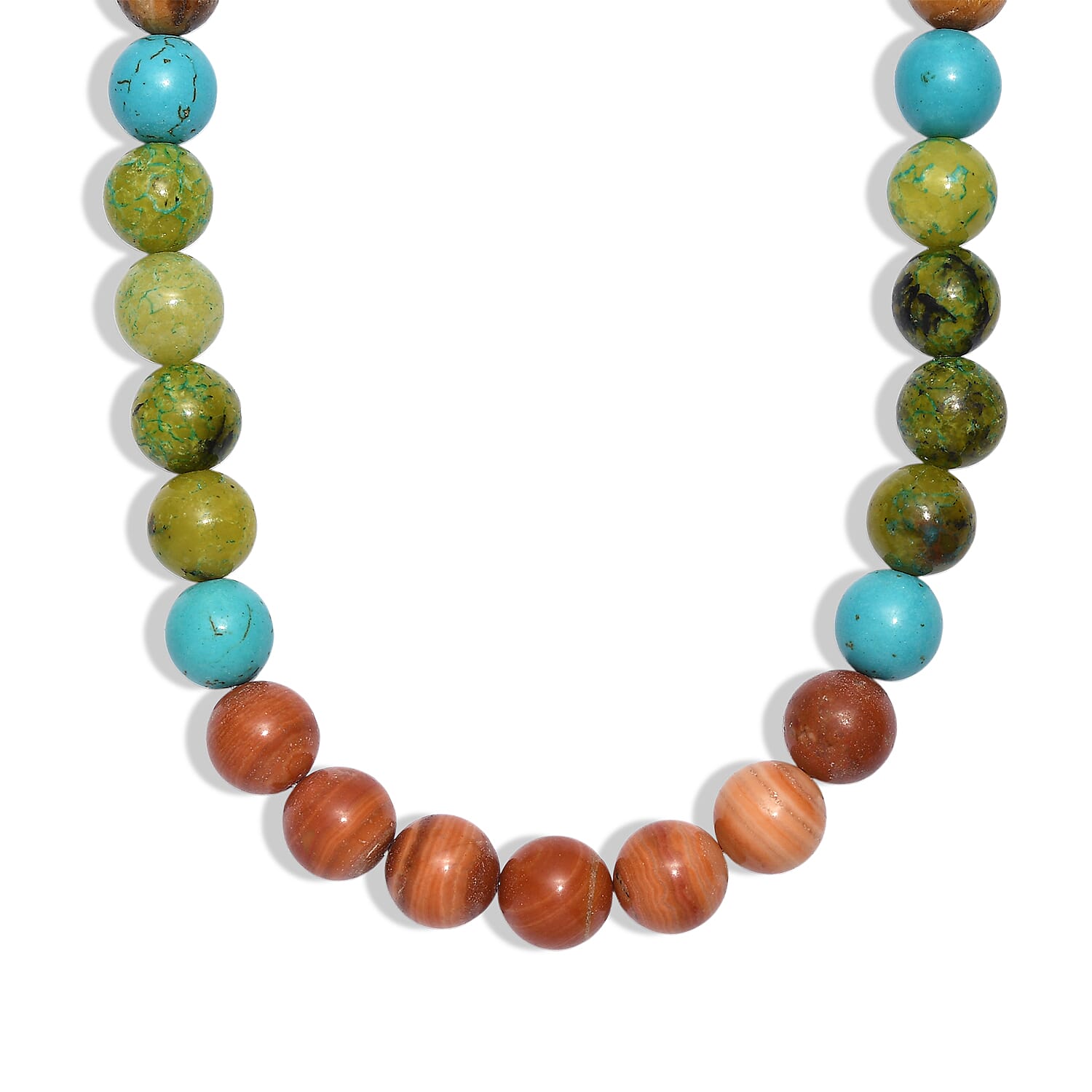 Close Out Deal- Multi Gemstones Necklace (Size - 18-2 Ext)  310.00 Ct.