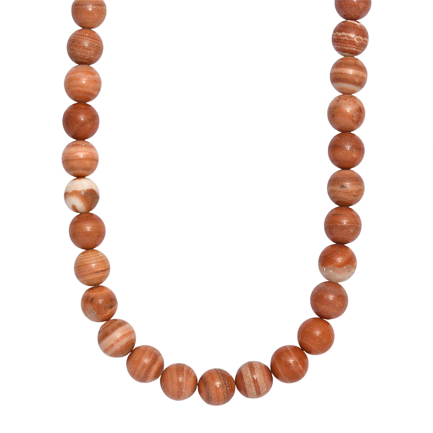 EverTrue - Red Malachite Necklace (Size - 18-2 Ext) in Yellow Gold Tone 315.00 Ct.