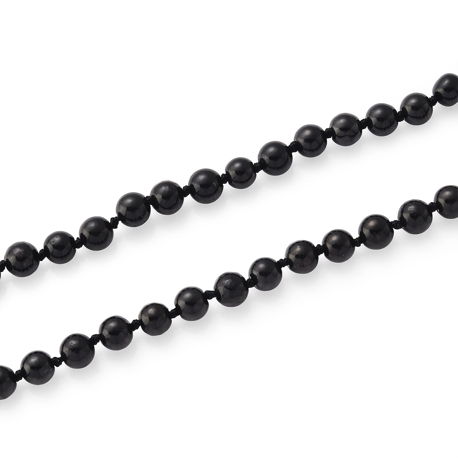Shungite Tusk Carved Necklace (Size - 28) 130.00 Ct.