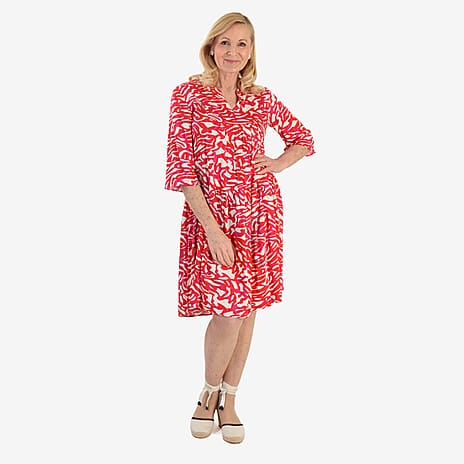 Midi (Size - 16) - Red White