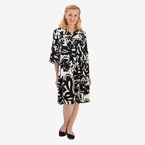 Midi (Size - 18) - Black White