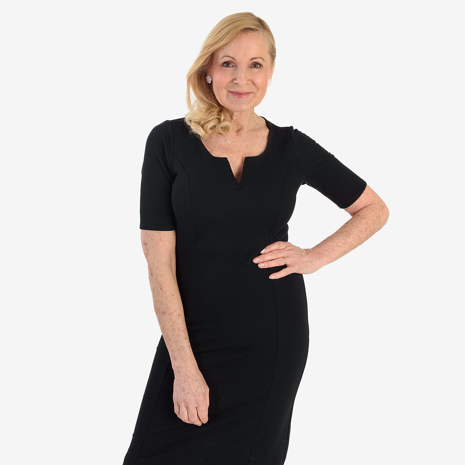 Ansh London Classic Dress (Size 16) - Black