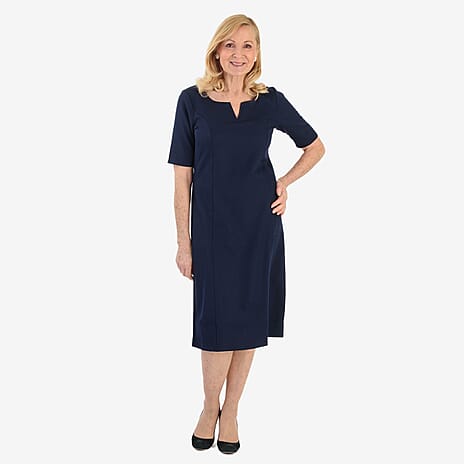 Ansh London Classic Dress (Size 14) - Navy